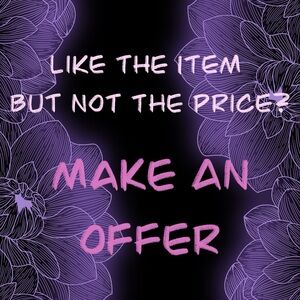 Offers are always considered.